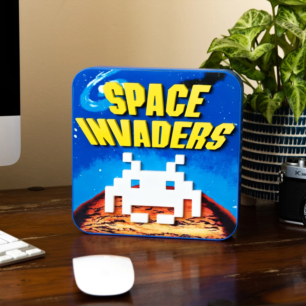 Numskull Space Invaders 3D Lamp Afbeelding 1