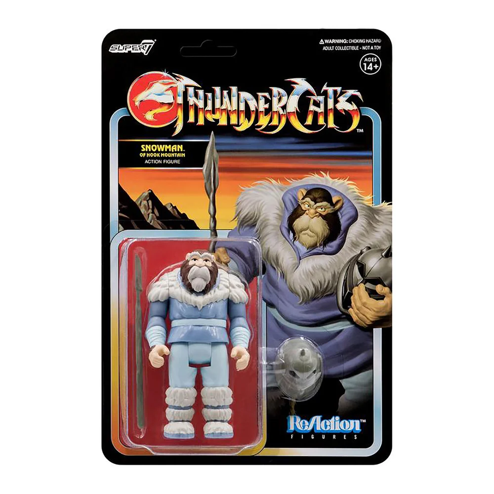 Super7 Thundercats ReAction Figuur - Snowman van Hook Mountain Afbeelding 1
