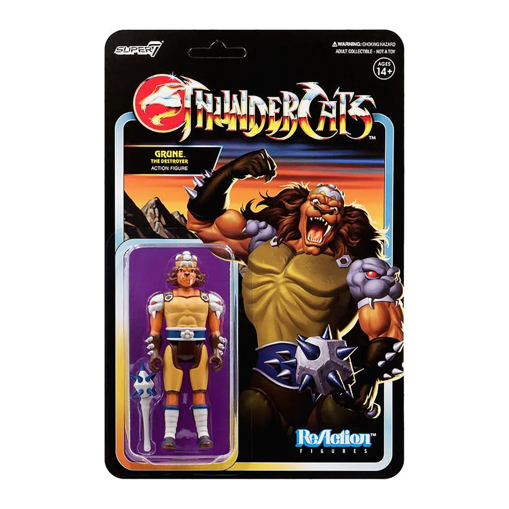 Super7 Thundercats ReAction Figure - Grune The Destroyer Afbeelding 1