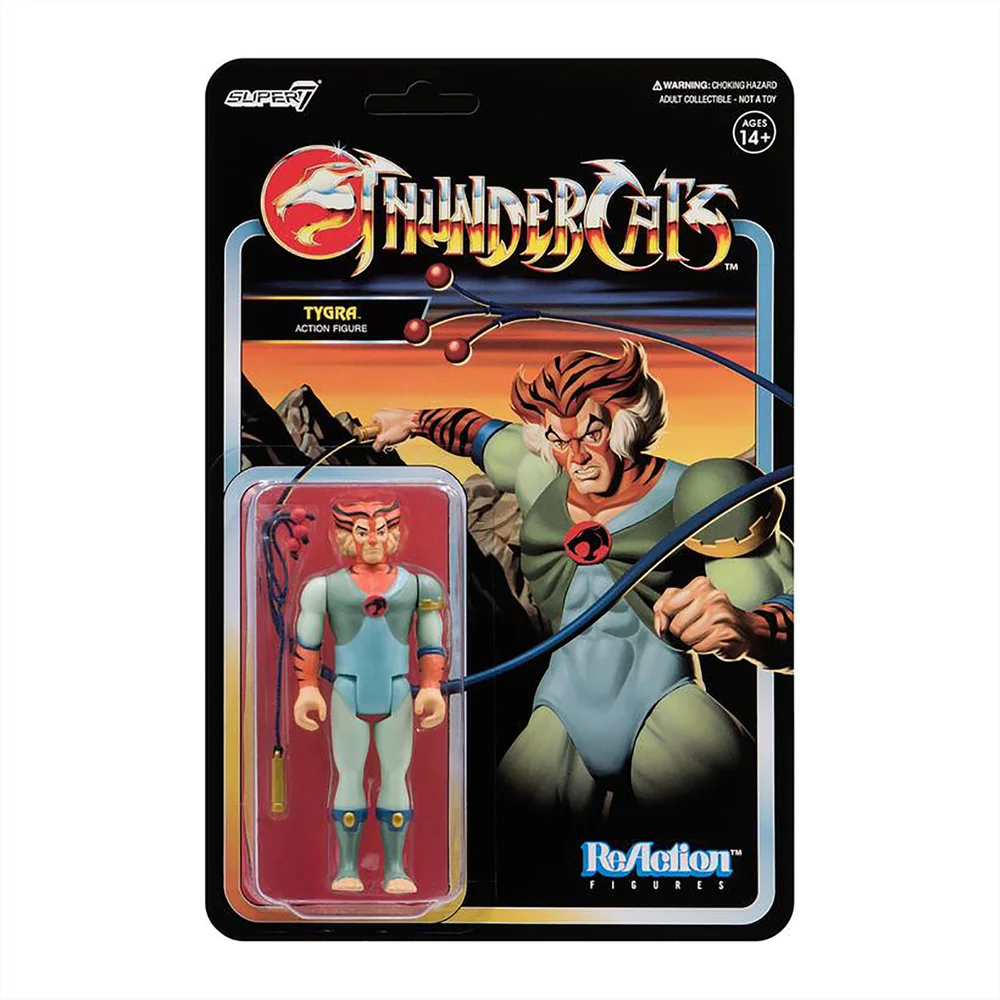 Super7 Thundercats ReAction Figuur - Tygra Afbeelding 1