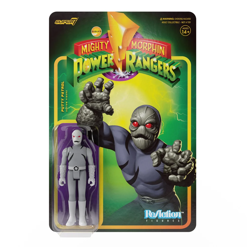 Super7 Mighty Morphin Power Rangers ReAction Figure - Putty Patroller Afbeelding 1