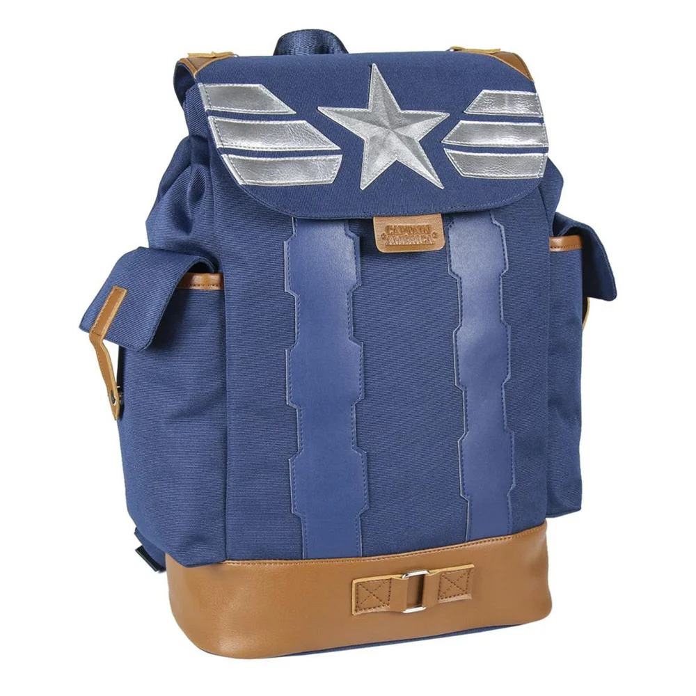 Marvel Captain America Backpack - Blue Afbeelding 1