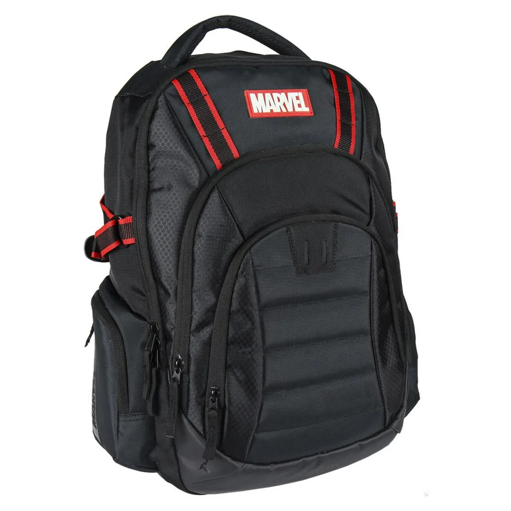Marvel Logo Travel Backpack - Black Afbeelding 1