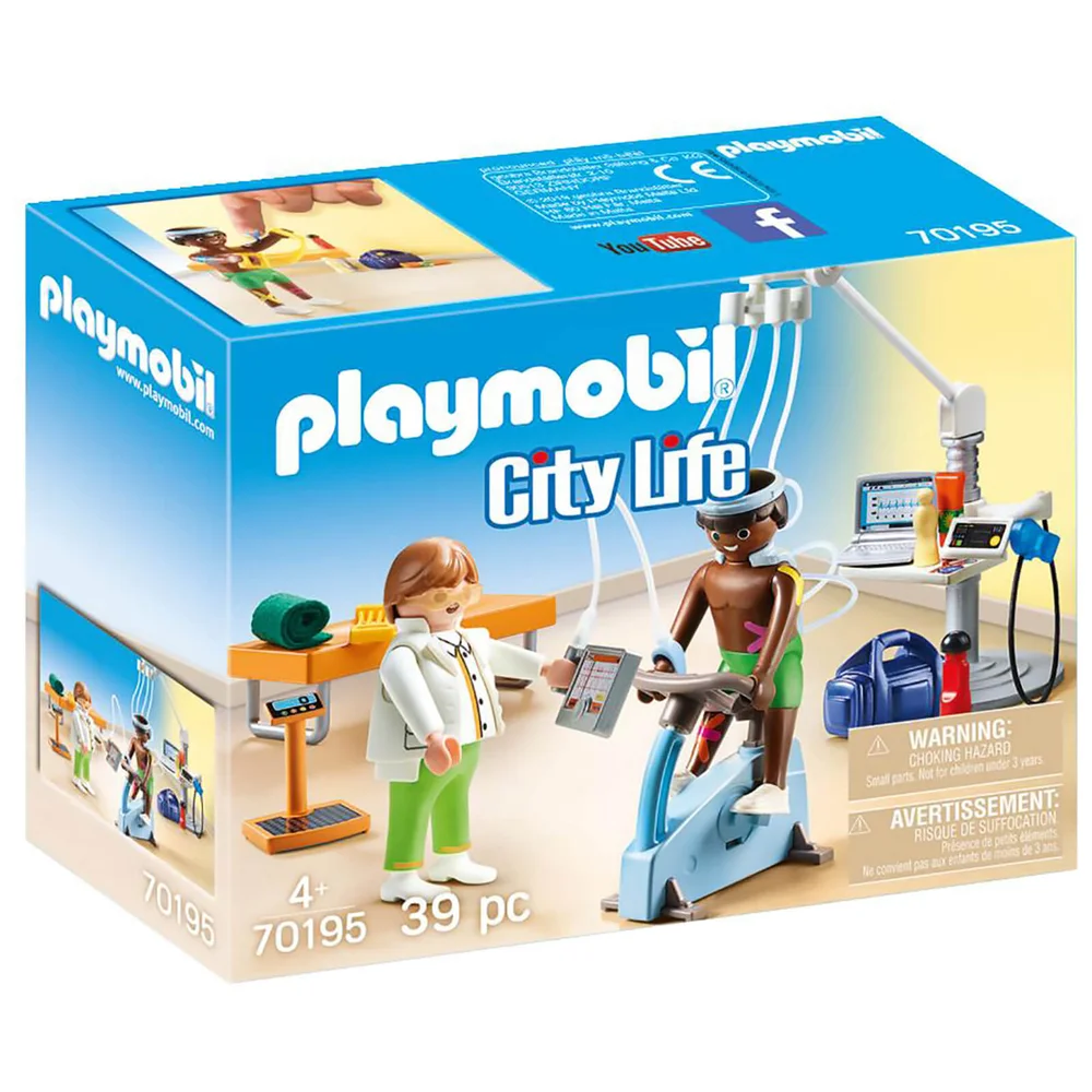 Playmobil City Life Ziekenhuis Fysiotherapeut (70195) Afbeelding 1