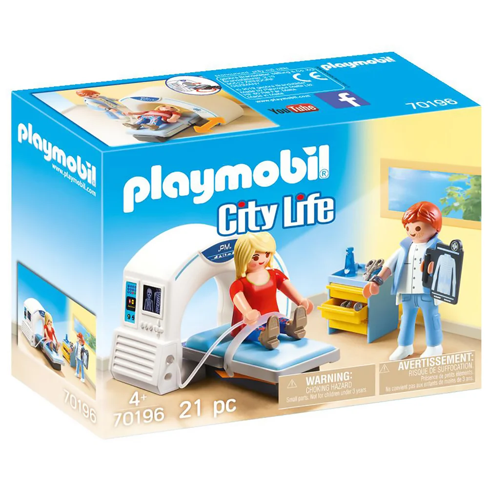 Playmobil City Life Ziekenhuis MRI Scanner met Arts en Patiënt (70196) Afbeelding 1