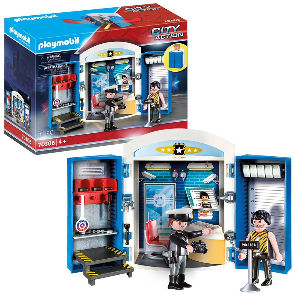 Playmobil Police Station Play Box (70306) Afbeelding 1