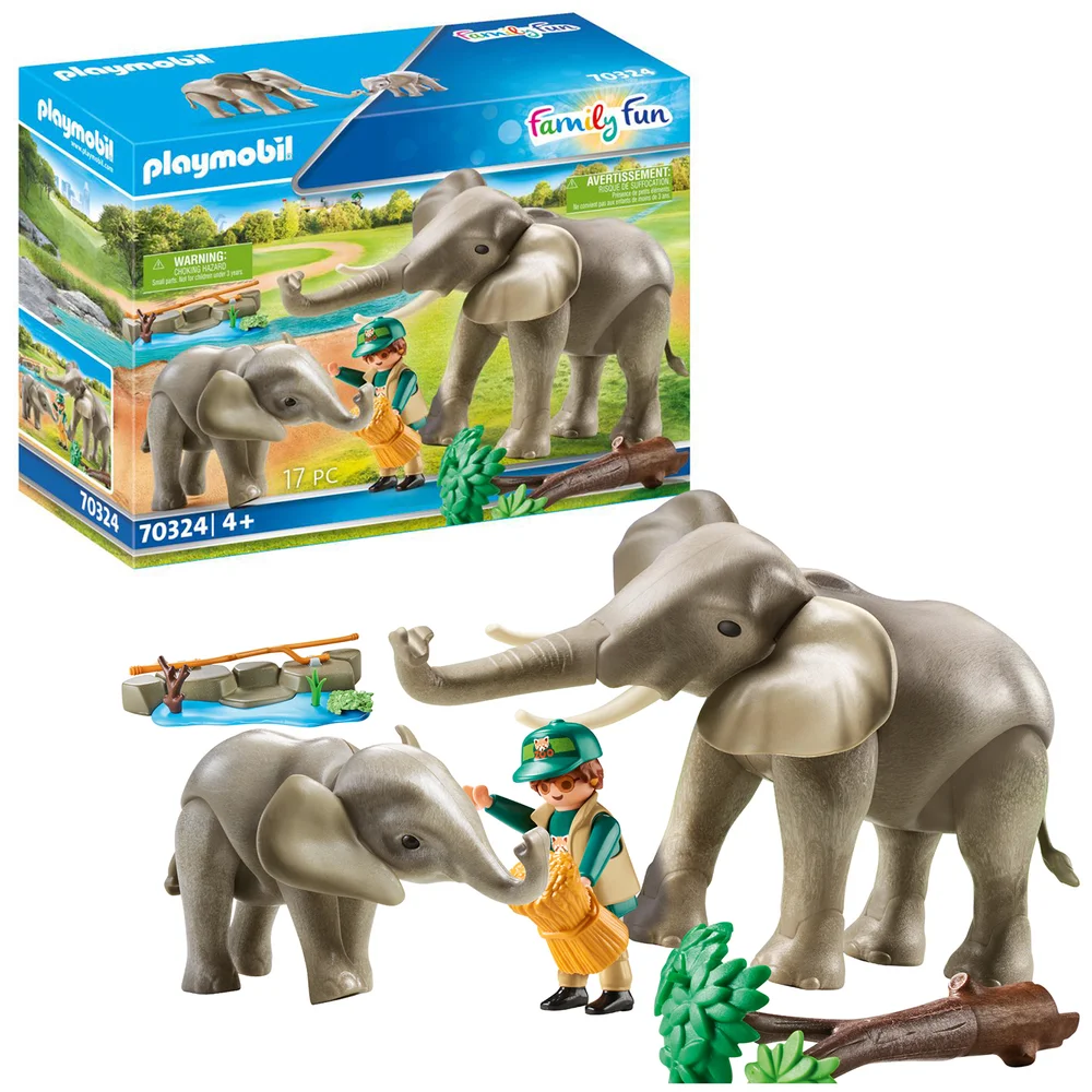 Playmobil Family Fun Elephant Habitat (70324) Afbeelding 1