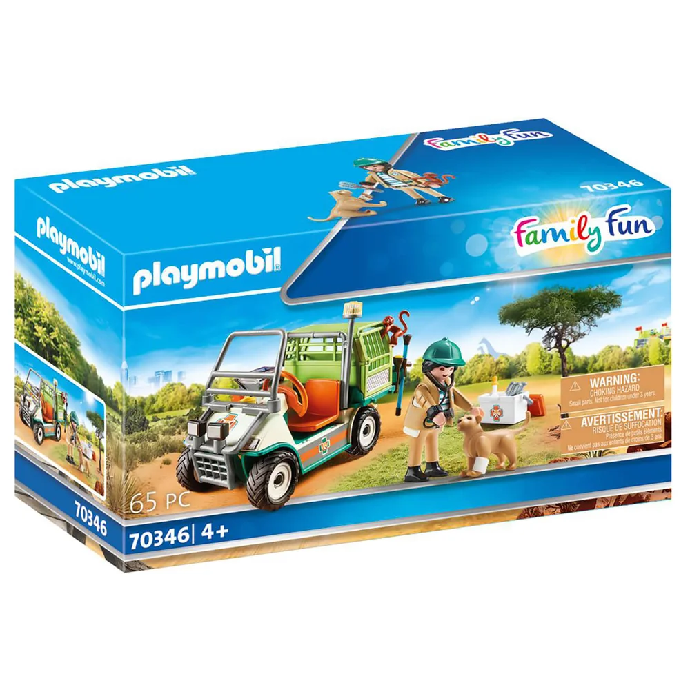 Playmobil Family Fun Zoo Vet with Medical Cart (70346) Afbeelding 1