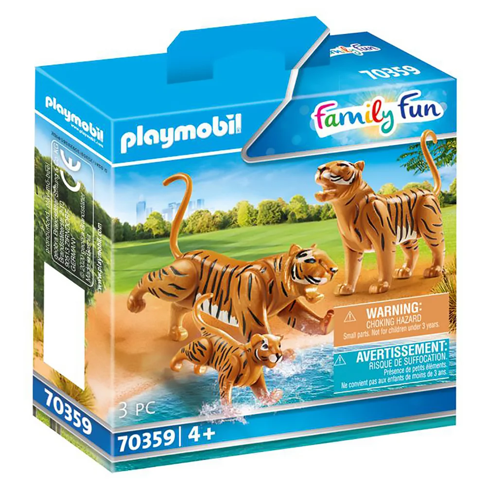 Playmobil Family Fun Tijgers met Welp (70359) Afbeelding 1