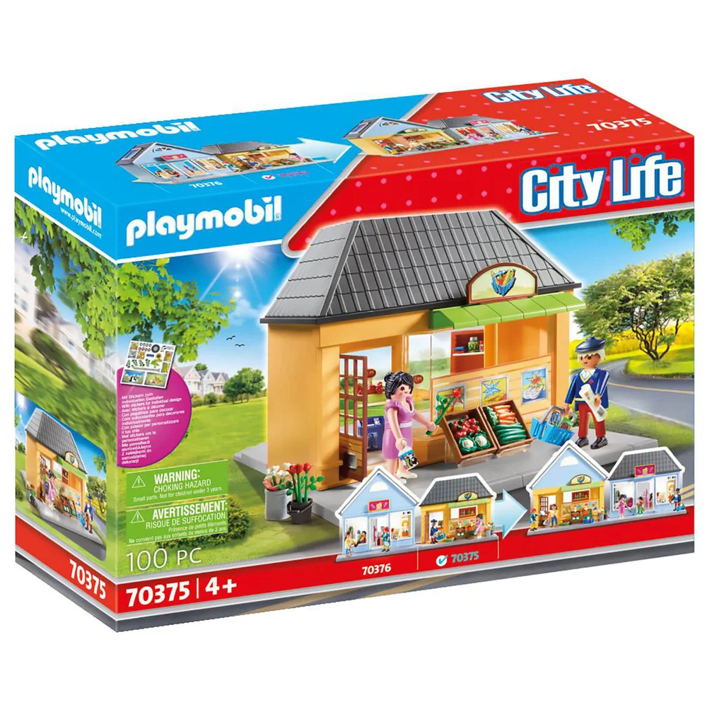 Playmobil City Life My Little Town My Supermarket (70375) Afbeelding 1