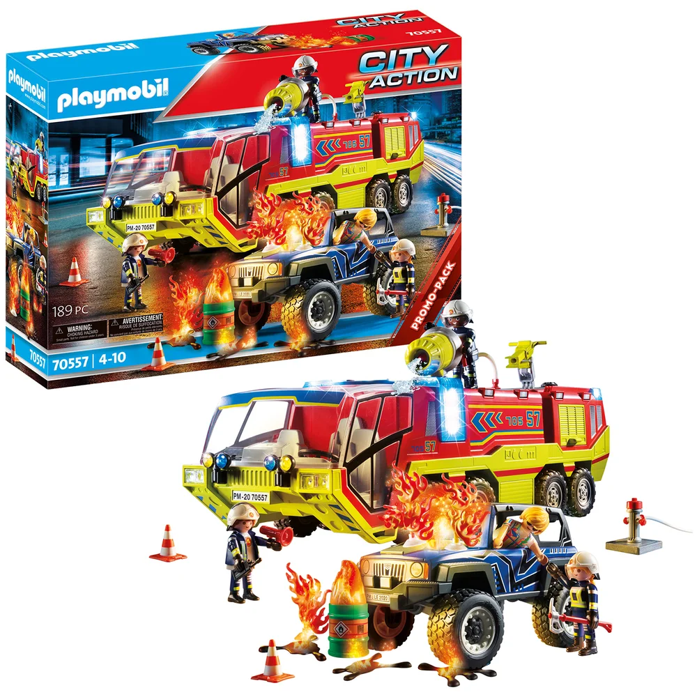 Playmobil City Action Promo Fire Engine with Truck (70557) Afbeelding 1