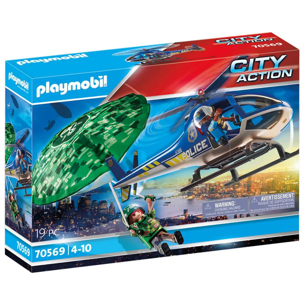 Playmobil City Action Police Parachute Search (70569) Afbeelding 1