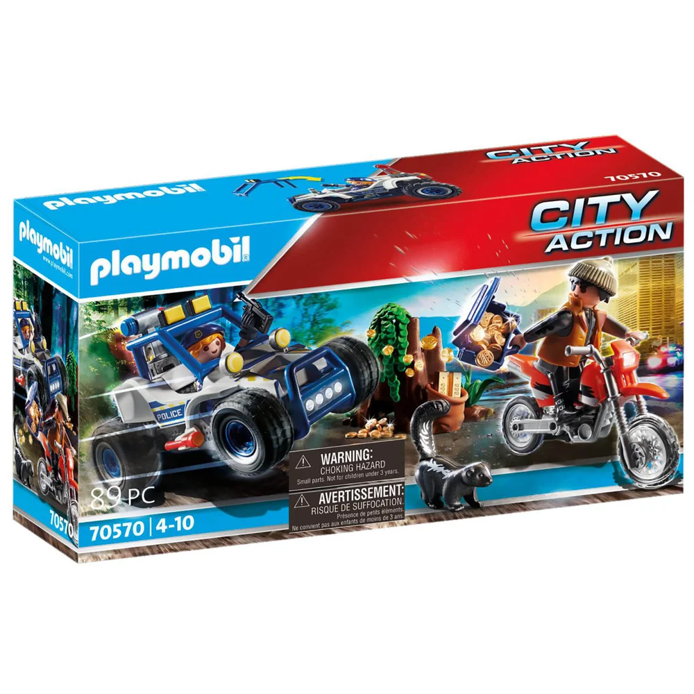 Playmobil City Action Politie Off-Road Auto met Juwelendief (70570) Afbeelding 1