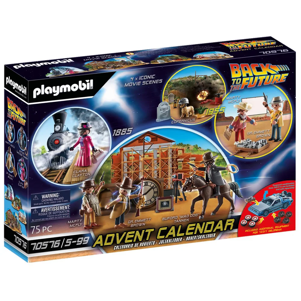 Playmobil Advent Calendar Back to the Future - Western (70576) Afbeelding 1