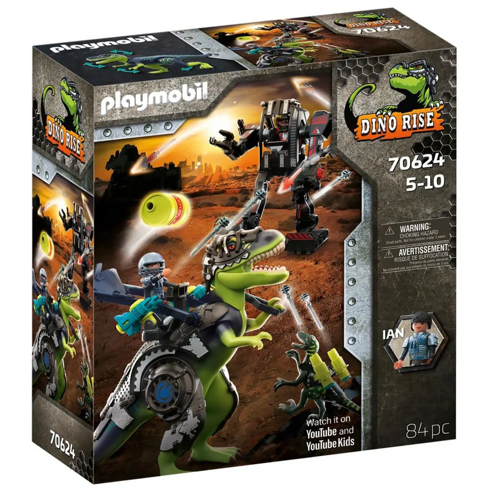 Playmobil Dinos T-Rex: Battle of the Giants (70624) Afbeelding 1