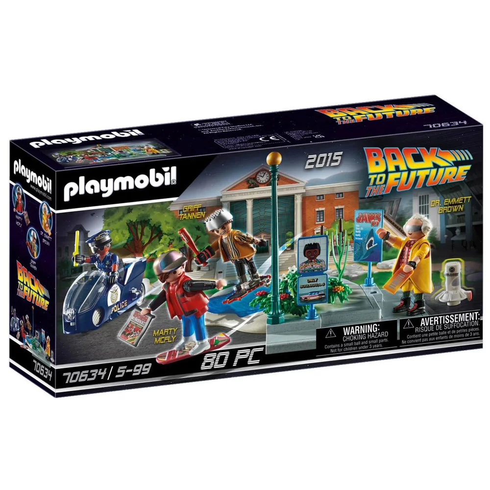 Playmobil Terug naar de Toekomst deel II Hoverboard Achtervolging (70634) Afbeelding 1