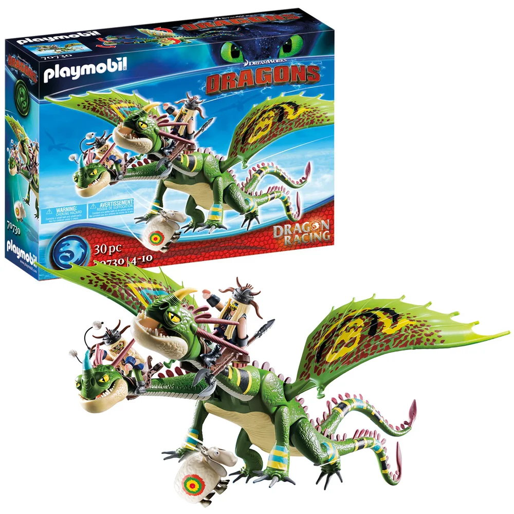 Playmobil Dragon Racing: Ruffnut and Tuffnut with Barf and Belch (70730) Afbeelding 1