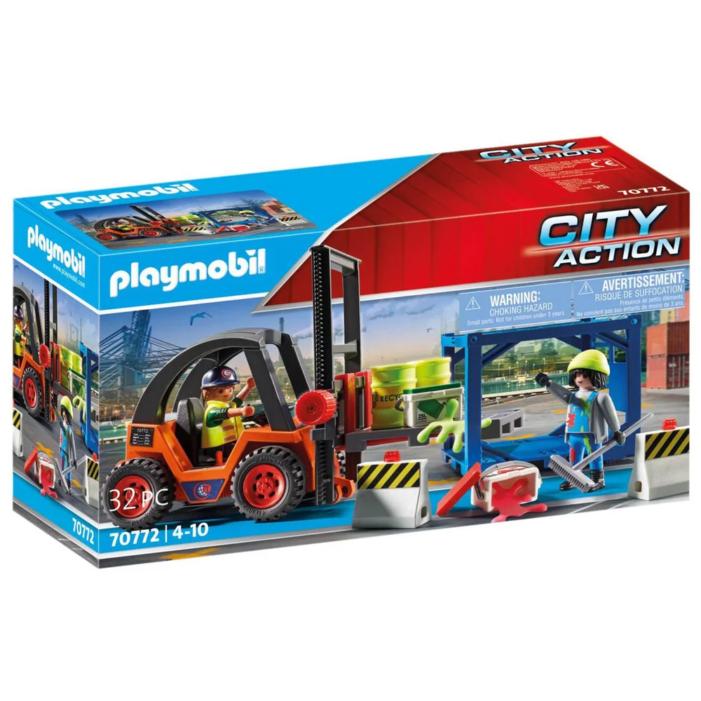 Playmobil Cargo Forklift with Freight (70772) Afbeelding 1