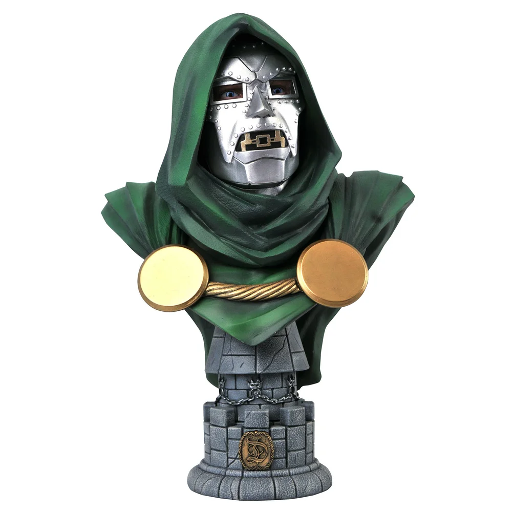 Diamond Select Marvel Legends In 3D 1/2 Schaal buste - Dr. Doom Afbeelding 1