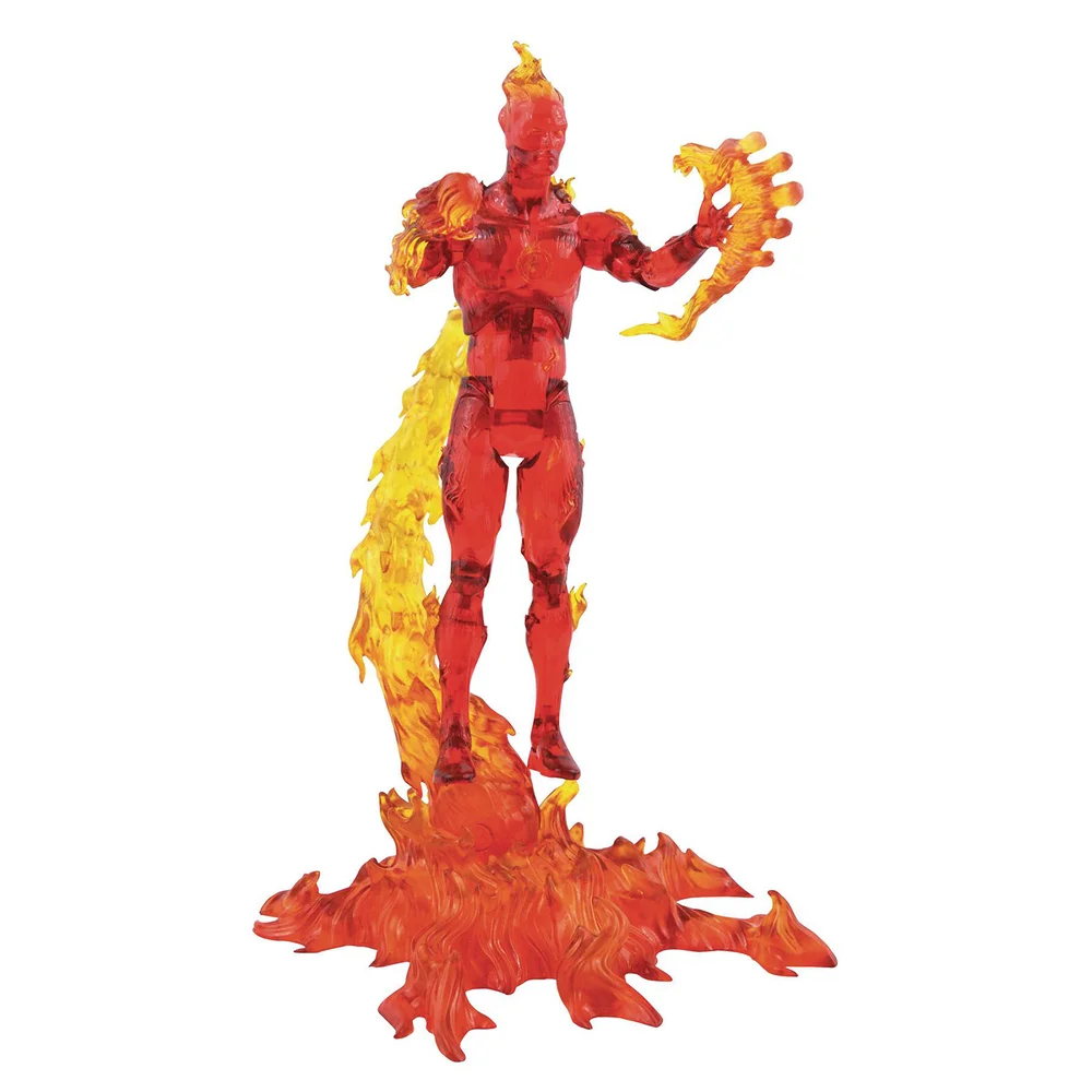 Diamond Select Marvel Select Human Torch Actiefiguur Afbeelding 1
