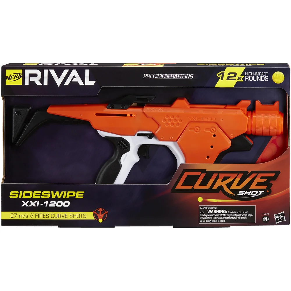 NERF Rival Curve Shot Sideswipe XXI-1200 Blaster Afbeelding 1
