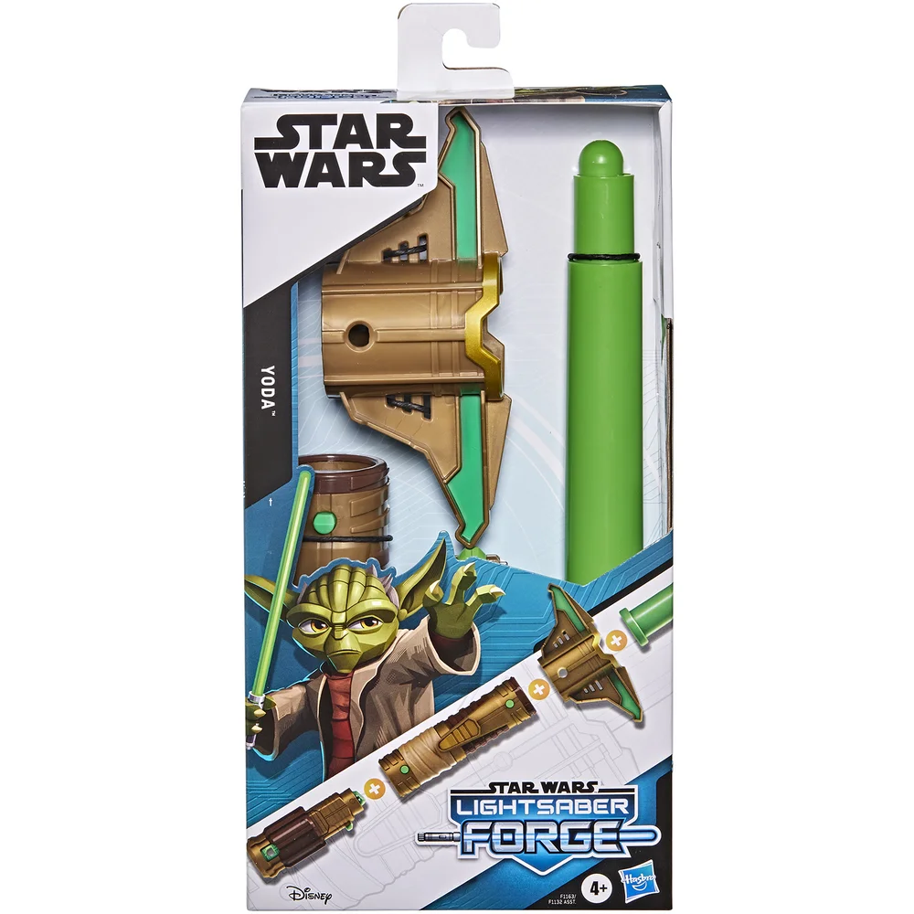 Hasbro Star Wars Forge Mater Yoda Lightsaber Toy Afbeelding 1