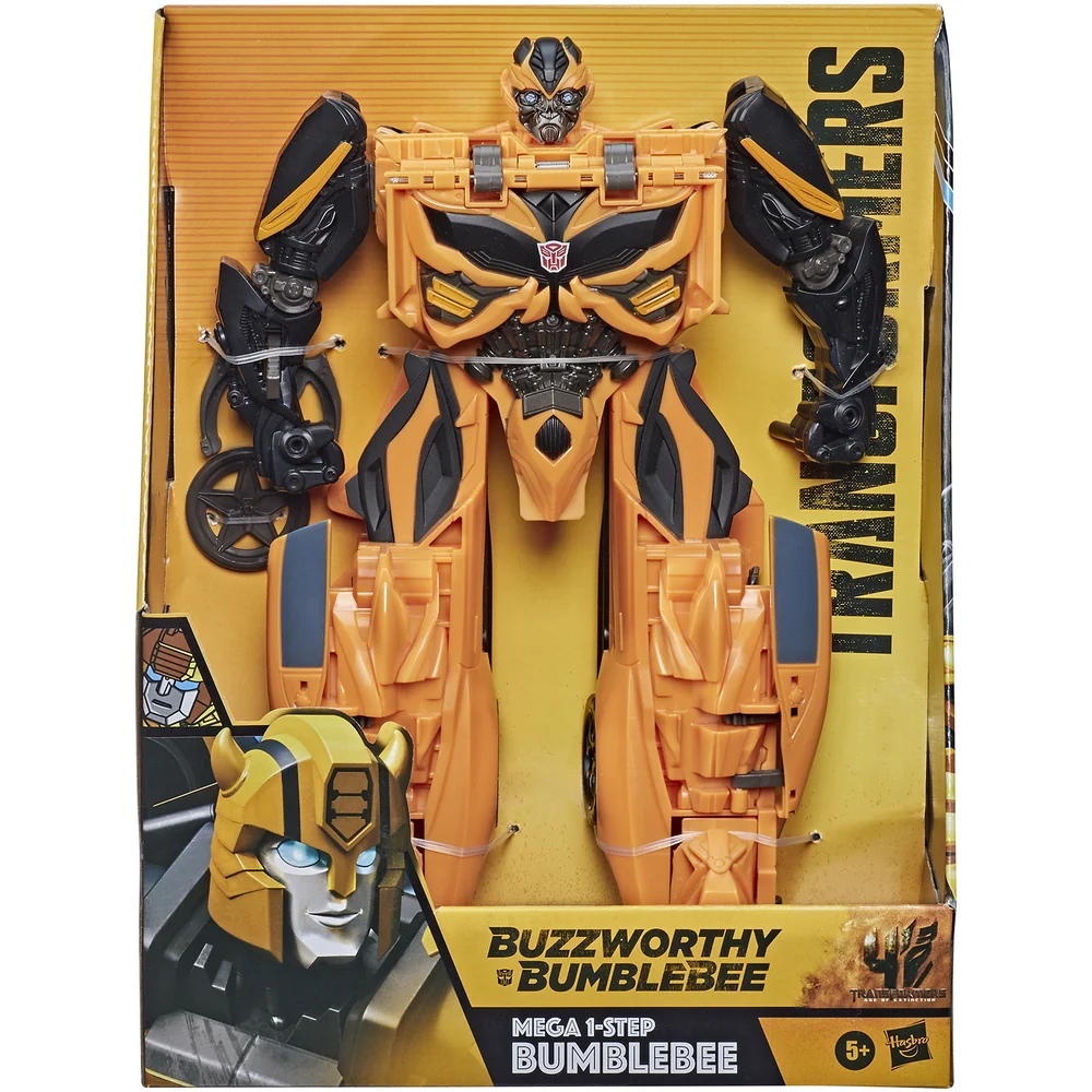 Hasbro Transformers: Age of Extinction Mega One Step Bumble Bee Figure Afbeelding 1