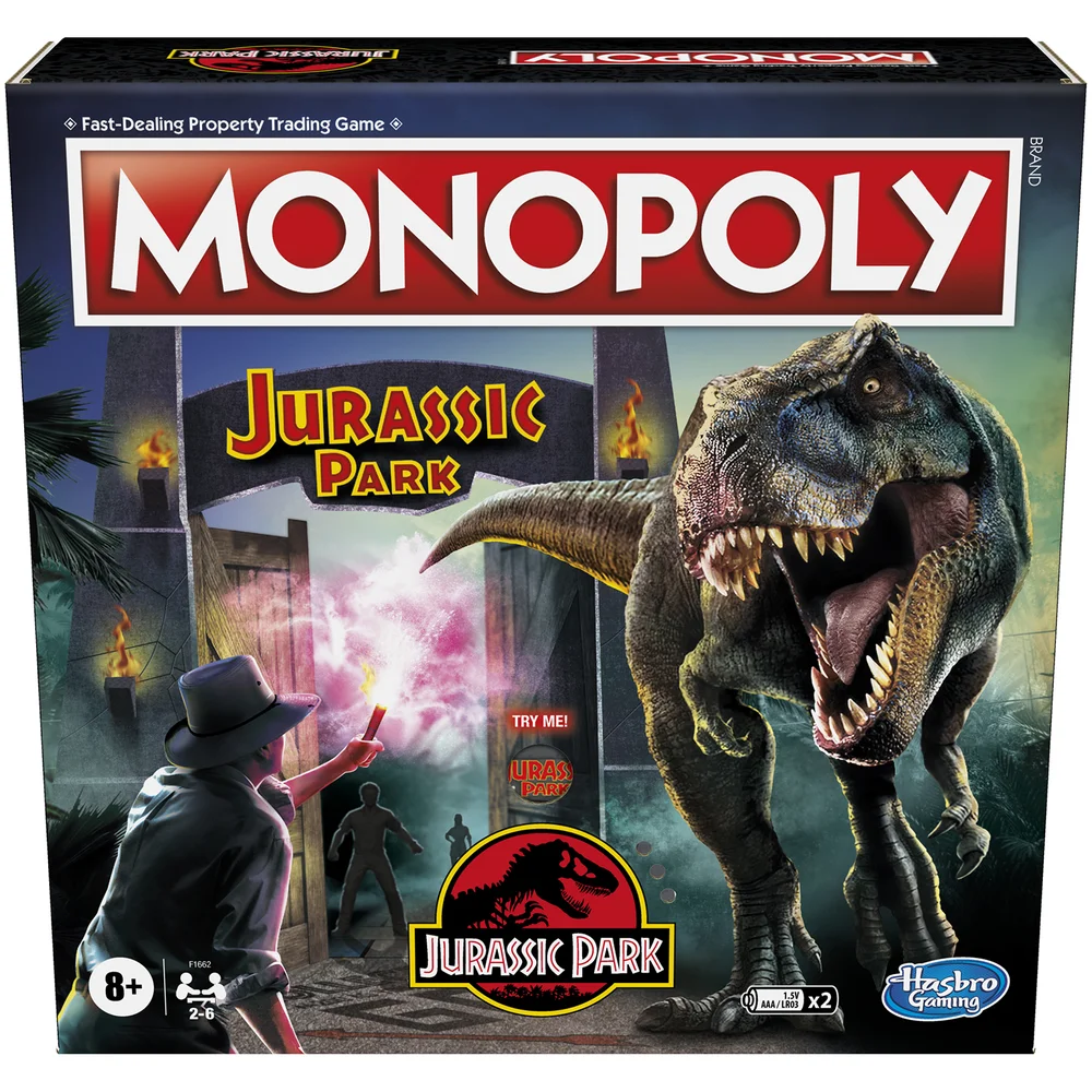 Monopoly Bordspel - Jurassic Park Editie Afbeelding 1