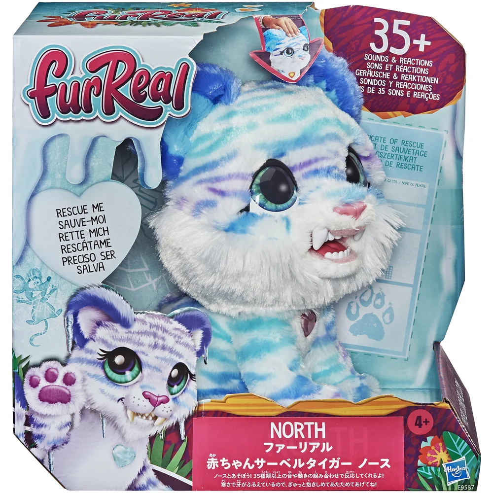 Hasbro furReal - North the Sabretooth Kitty Interactive Pet Toy Afbeelding 1