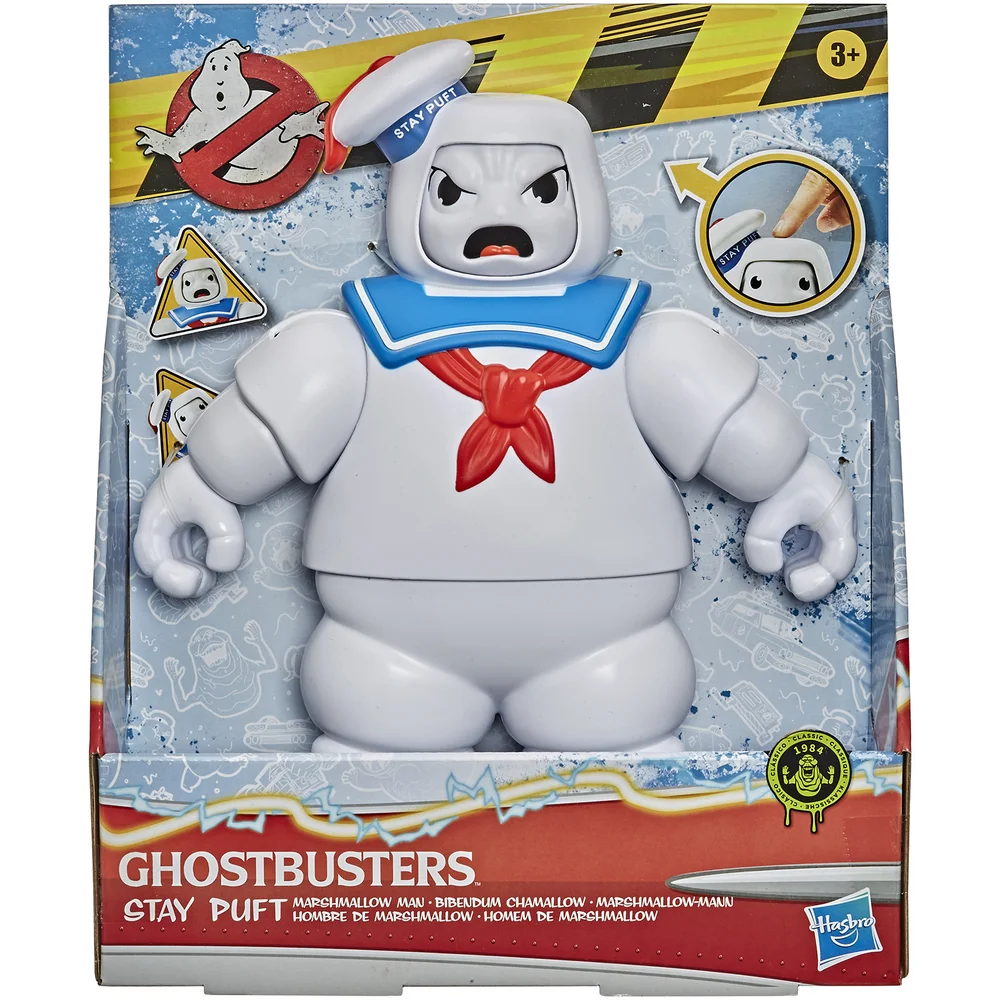 Hasbro Playskool Heroes Ghostbusters - Stay Puft Marshmallow Man Collectible 25cm Scale Action Figure Afbeelding 1