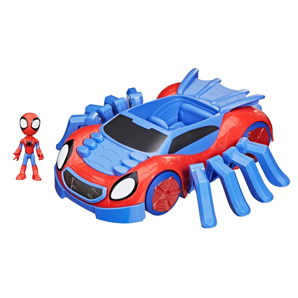 Hasbro Marvel Spidey and His Amazing Friends Ultimate Web-Crawler 10cm Figure Afbeelding 1