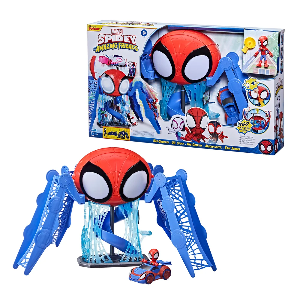 Hasbro Marvel Spidey and His Amazing Friends Webquarters Playset Afbeelding 1