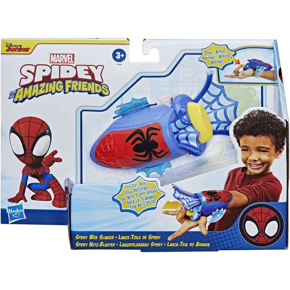 Hasbro Marvel Spidey and His Amazing Friends Spidey Web Slinger Wrist Toy Afbeelding 1