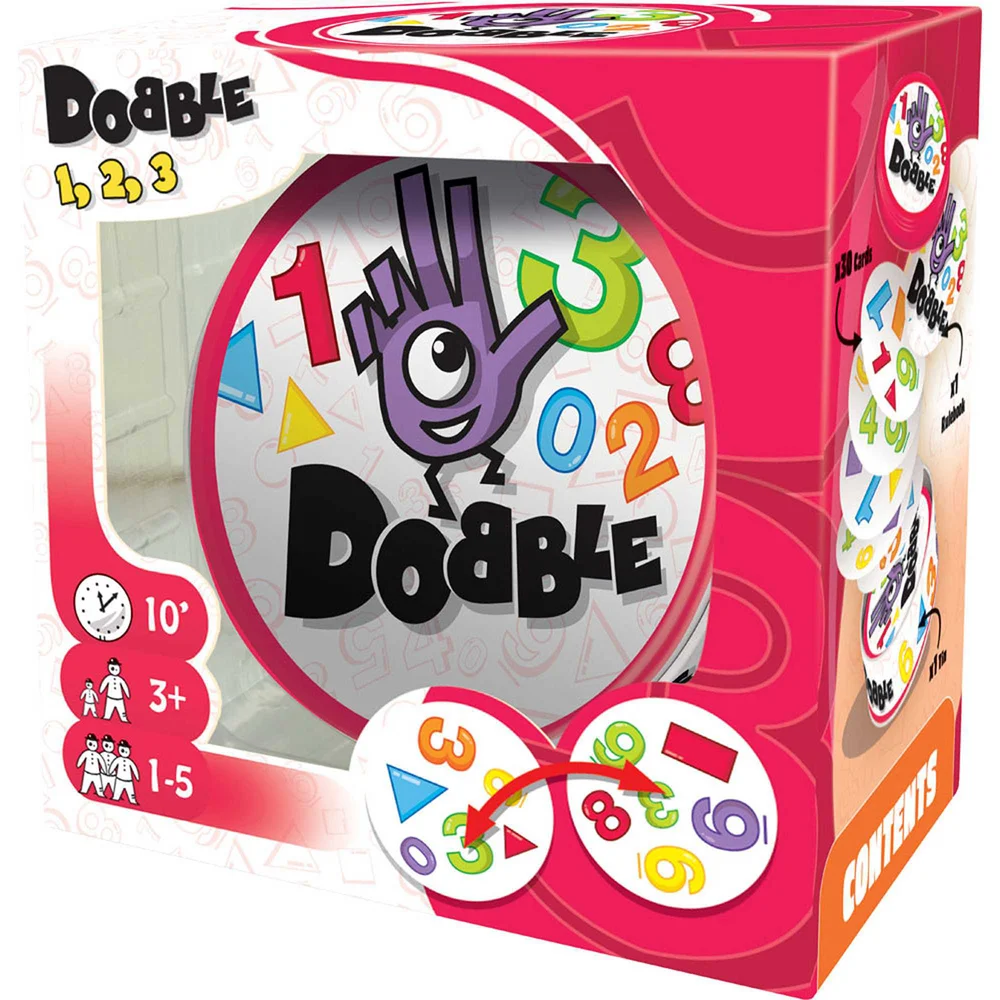 Dobble Kaartspel - 123 Editie Afbeelding 1