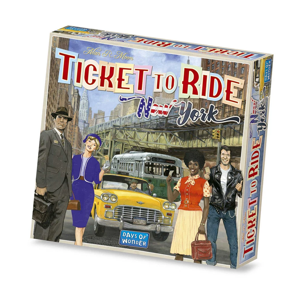 Ticket To Ride Board Game - New York Editon Afbeelding 1