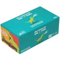 Op een Schaal van één tot T-Rex Kaartspel