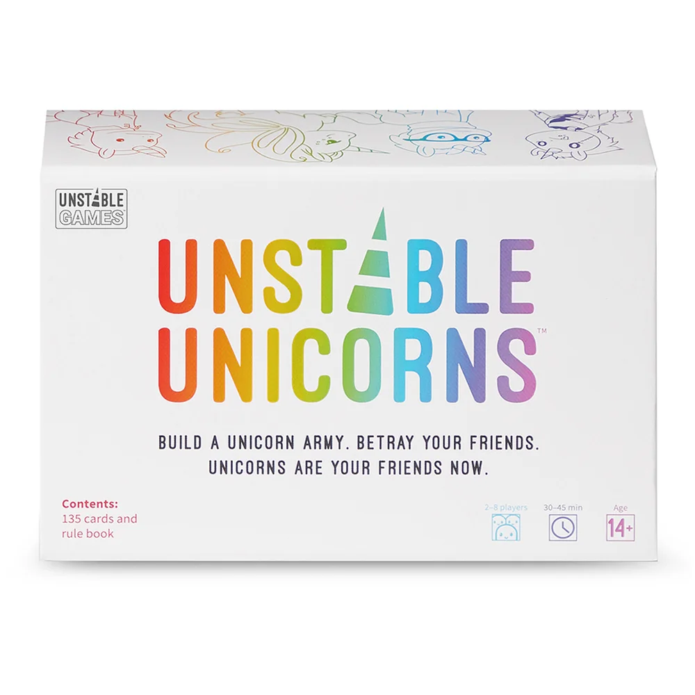 Unstable Unicorns NSFW Base Card Game Afbeelding 1