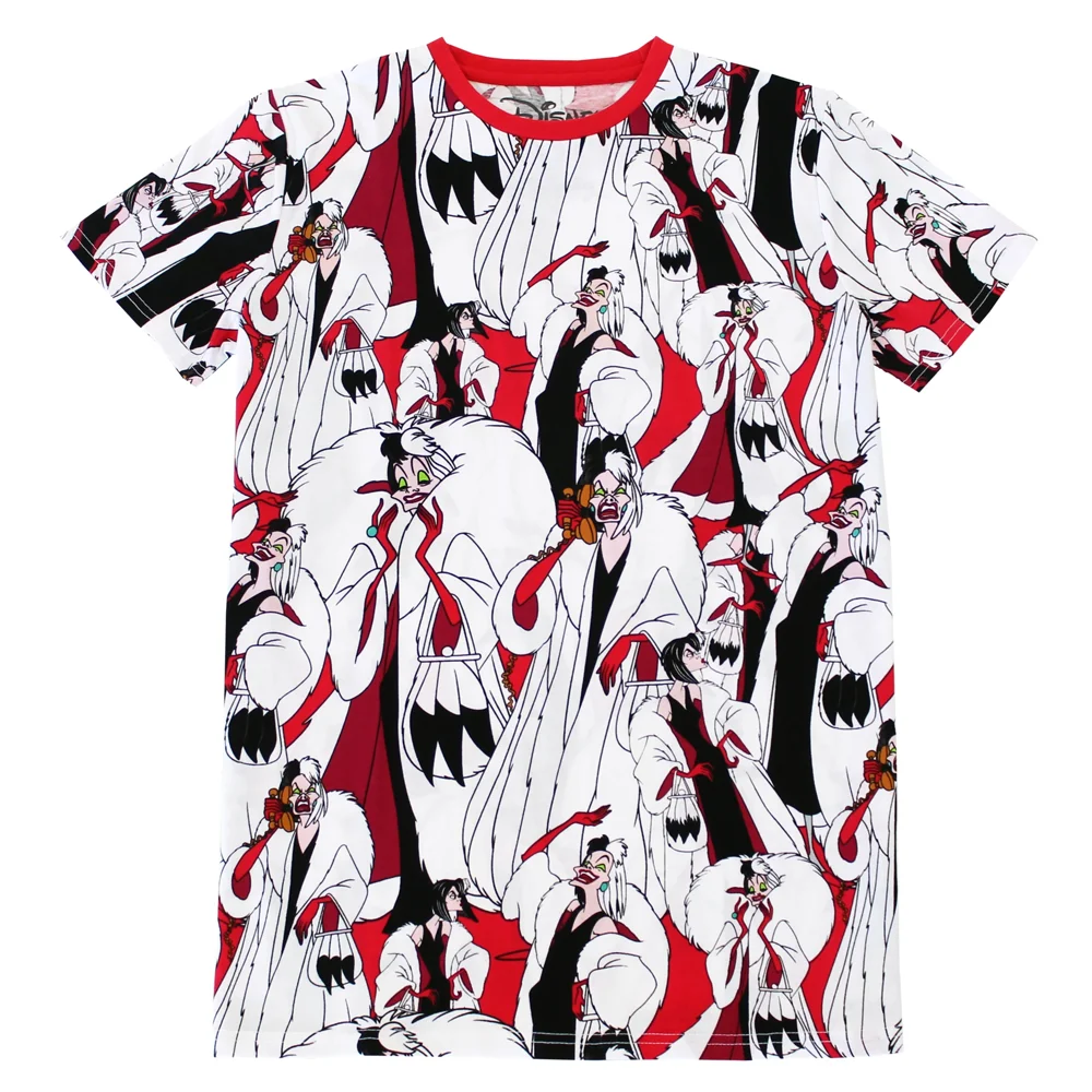 Cakeworthy Cruella AOP T-Shirt - S Afbeelding 1