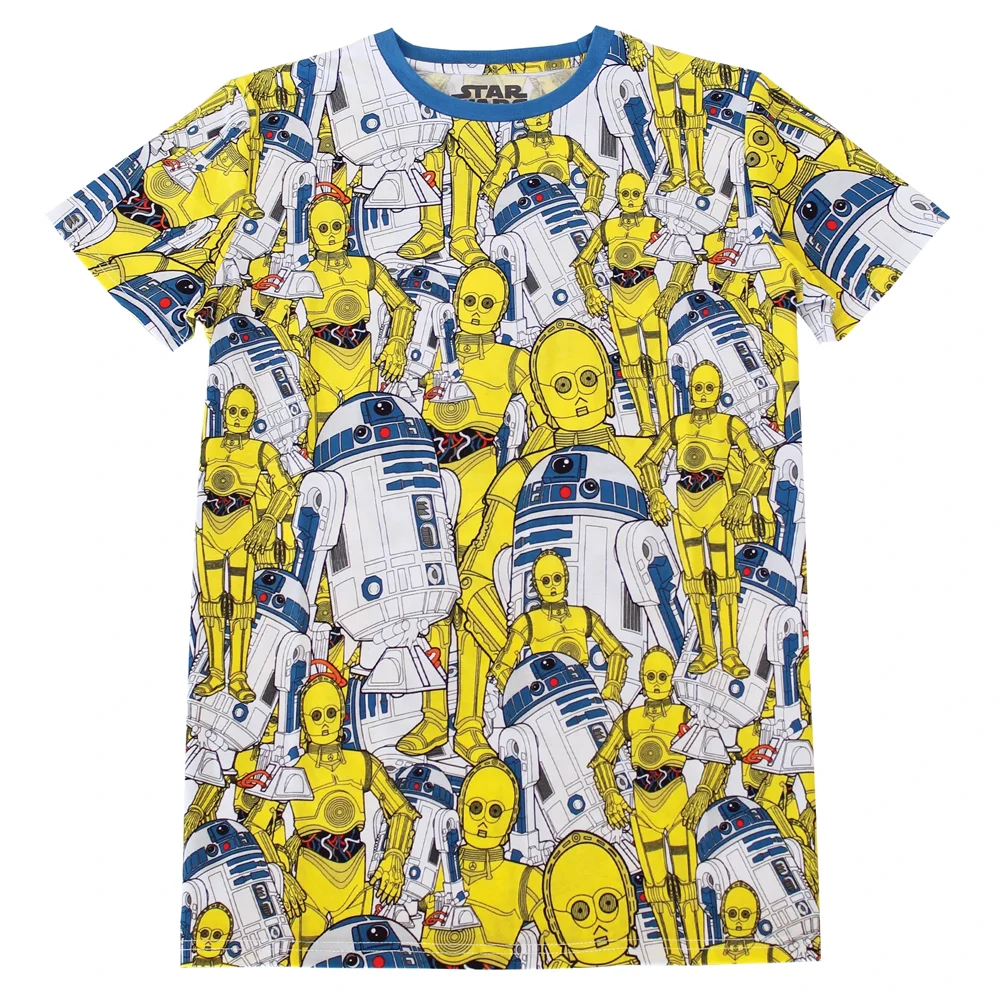 Cakeworthy Star Wars Droid AOP T-Shirt - S Afbeelding 1