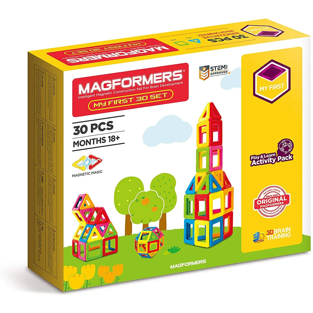 Magformers - Mijn Eerste Magformers Magnetische Bouwset (30-delig) Afbeelding 1
