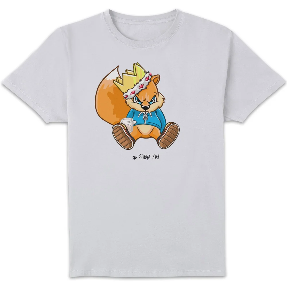 Conker Body Graffiti Unisex T-Shirt - White - S - Wit Afbeelding 1