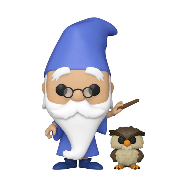 Disney Sword in the Stone Merlin with Archimedes Funko Pop! & Buddy