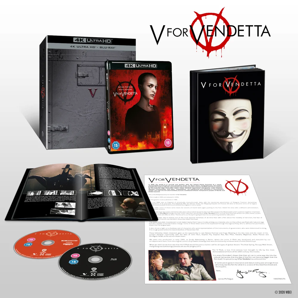 V for Vendetta Ultimate Collector's Edition - 4K Ultra HD Afbeelding 1