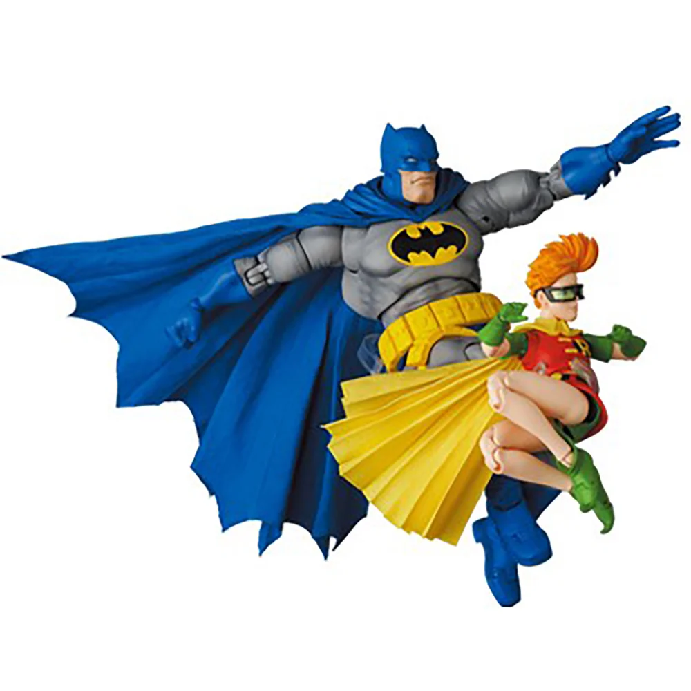 Medicom The Dark Knight Returns MAFEX Action Figure Set - Batman & Robin Afbeelding 1