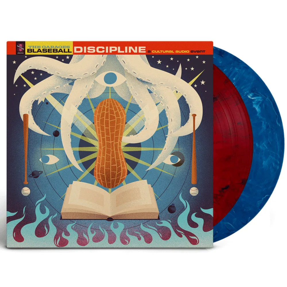 iam8bit - Blaseball: Discipline 2xLP (Rood en Blauw Knikker) Afbeelding 1