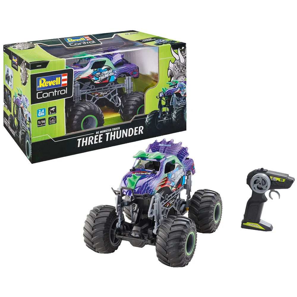 RC Dino Monster Truck "THREE THUNDER" Afbeelding 1
