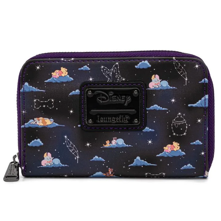 Loungefly Disney Classic Clouds Aop Zip Around Wallet Afbeelding 1