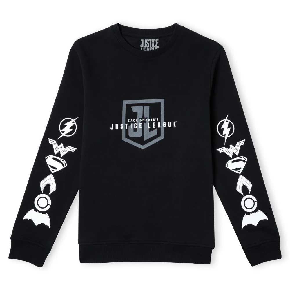 Justice League Zack Snyders JL Unisex Sweatshirt - Black - S Afbeelding 1