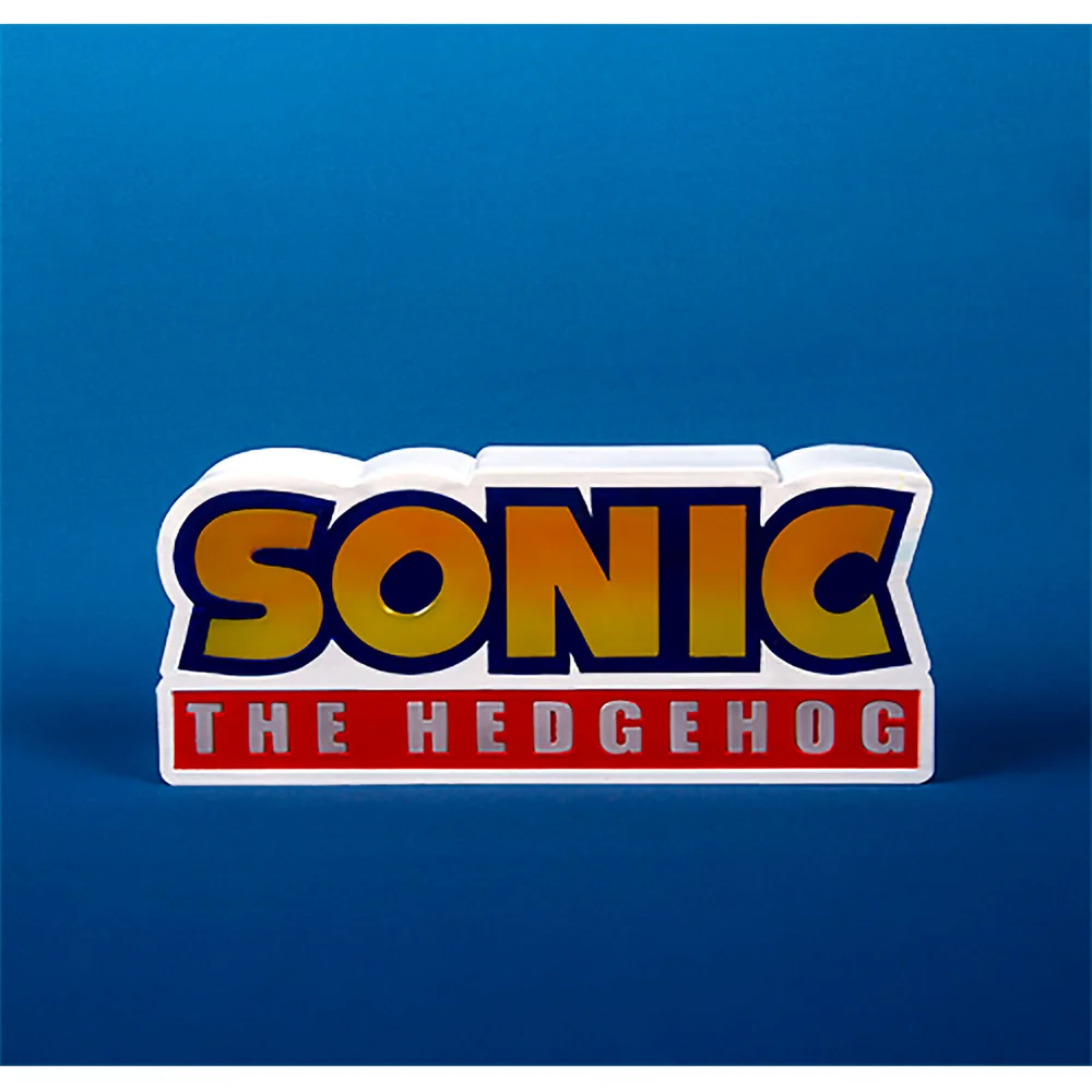 Sonic The Hedgehog Logo Light Afbeelding 1