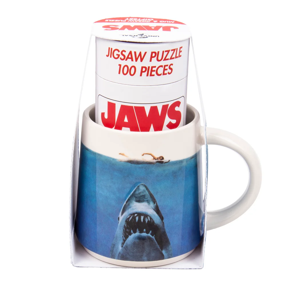 Jaws Mug & Jigsaw Puzzle Gift Set Afbeelding 1